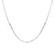 CHINA GOLD Pt950 platinum necklace men's and women's plain chain clavicle chain Valentine's Day birthday gift for girlfriend and boyfriend Platinum necklace about 1.6g