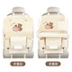Car seat back storage bag Children's dining table storage hanging bag in the car Multifunctional rear storage bag Pink happy every day - Foldable dining table +