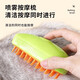 Pet spray combing brush cat and dog massager brush rechargeable hair removal comb to prevent flying hair