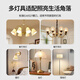 Jinggong LED corn light bulb energy-saving light bulb E14 small screw socket high-power three-color dimming chandelier household high-brightness light source 16W three-color dimming