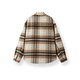 Semir Wang Anyu | Shopping mall same style | Woolen jacket men's winter plaid shirt 25 retro tops 101725118103
