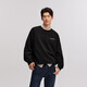 Semir sweatshirt men's fever and antibacterial fleece inner top autumn and winter letter print pullover trendy 101724116105