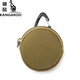 Känguru (Känguru) Mini Reißverschluss Aufbewahrung Schlüsselbeutel Kopfhörer Beutel Münzen kleine Münzen Brieftasche kleiner runder Kuchenbeutel Rucksack Anhänger One Size Khaki