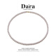 Dara 14K gold cherry blossom pink pearl necklace round AK freshwater pearl necklace clavicle chain birthday gift for girlfriend