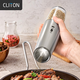 CLITON electric pepper grinder rechargeable stainless steel pepper black pepper sea salt gravity induction grinding bottle seasoning bottle