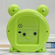 Creative cartoon little frog boy alarm clock cute child female student with internet celebrity desktop green clock ornament rose red