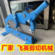 New manual shearing machine iron sheet shear stainless steel metal plate guillotine copper iron aluminum galvanized plate license plate cutting machine shear 350MM upper and lower double-sided blades
