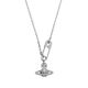 VVIENNE WESTLOCK British Purchasing Agent Western Queen Mother Authentic Saturn Necklace NANA Open Diamond Paperclip Pendant Clavicle Chain Women Silver Saturn Pin Pearl Chain