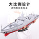 Yunya can launch remote control battleship, water remote control ship Nanchang simulated destroyer military model electric toy, 60cm remote control destroyer can launch