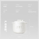Olayks instant electric stew pot, household electric stew pot for 3-5 people, multi-functional, porridge, soup and food supplement, fully automatic white porcelain inner pot, micro-pressure direct stew 2.5L