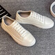 
Dragonfly brand (DRAGON-FLY) cut-off 2025 suit white shoes men's summer breathable men's shoes new style cloth shoes men's casual board shoes Korean version white-leather surface-9922 38 leather shoes size