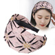 Tianzhuge Hairband Covers White Hair Wide-Brim Women's Summer 2025 Versatile Outing Korean Pressed Hairpin Ultra-Wide Headband Internet Celebrity Hairband Black
