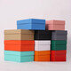RSRDDY 10 pcs upper and lower lid kraft paper shoe box carton color universal shoe box packaging wall storage box 32X20X12CM red 10 pcs 1*1*1CM