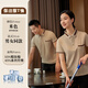 Xianxingbird Kurzärärmelte Reinigung Arbeitskleidung T-Shirt Anpassung Hotel Immobilienzimmer Raum Fabrik Reinigung Staff Werkskleidung Arbeiten Uniform atmungsaktiv MSHJ9905-Navy Blue S eins Größe