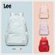 Lee's high-looking schoolbag for female junior high school students, large-capacity casual backpack, college student computer backpack, light blue