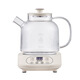 Taste the life of the good lady health pot high borosilicate glass household mini kettle tea maker all glass constant temperature pot office brewing tea 1.2L with stainless steel tea drain high borosilicate glass health pot 4H constant temperature