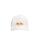 VALENTINO GARAVANI Women's Hat Sun Shade White Polyester Outdoor Summer Baseball Cap Fashion White S