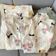 
Jiyafu HelloKitty gauze pajamas for women in summer short-sleeved 2025 new cute three-piece set home clothing Yunduo Cotton-J9901# Paradise Puppy Three-piece Set M [Suggestion 75-100Jin [Jin equals 0.5 kg]]