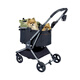 Ibiyaya (ibiyaya) China Taiwan FS2591 Hunde-Kinderwagen, Katzen-Kinderwagen, abnehmbarer Korb, Auto-Nest, Algengrün