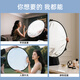 LATZZ 60CM two-in-one reflector studio folding fill light board portable outdoor travel photography soft light board gold and silver black and white round beauty lighting board photography props