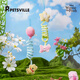 Paisiwei Disney Cat Toy Puff Balloon Spring