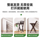 Old bamboo craftsman foldable desk children's study computer study desk office installation-free home bedroom writing small table all in one