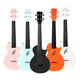 EnyaNova u carbon fiber ukulele 23-inch beginners for girls, boys, small guitar, children, Hatsune Miku Blue + 3 months Enya APP member 23-inch