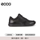 ECCO casual leather shoes for men, lightweight leather sneakers, walking shoes, Owen 511734 51052 black 40