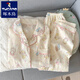Woodpecker mikko pajamas women's summer pure cotton gauze short-sleeved ins Japanese cute spring and autumn home clothes three-piece set Yunduo Cotton-J9901# Paradise Puppy Three-piece Set M [Suggestion 75-100Jin [Jin equals 0.5 kg]]