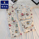 
Woodpecker Japanese ins Xiaoxin pajamas for women in summer short-sleeved pure cotton three-piece set 2025 new cute student home clothes #FS-three-piece set 14137 M [75-95Jin[Jin equals 0.5 kg]]