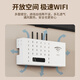蜗家路由器放置架免打孔壁挂机顶盒架固定插排插座遮挡上墙wifi收纳架