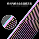 Sakura Mai pet comb, piano comb, knot-opening and smoothing, beautician special for removing floating hair/household cat/dog comb, silver 19x3.8cm