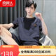 Modal men's pajamas men's summer 2025 new short-sleeved home clothing men's boys and teenagers summer summer large size H HDE-9930 L single size