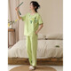 Nischenkragen Druckdesign chinesisches Stil Element Design bequeme Frauen Heimkleidung Pyjamas YZT-9903 Frauen YZT-9904 Frauen 2xl