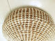 Large pot steamer lid reed handmade straw weaving five, six, seven, eight seal iron pot stewed wood, hot pot stove, fish table household straw hat cover, outer diameter 7374 cm
