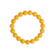Qingchengshan Cultural and Creative Chicken Oil Yellow Beeswax Bracelet Natural Fidelity Ring Large Bead Diameter Amber Buddha Bead Bracelet Birthday Gift 10mm Chicken Oil Yellow Beeswax Bracelet