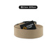 Pathfinder outdoor hiking pants belt for men and women, lightweight and convenient plastic bayonet woven belt, khaki