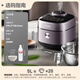 SUPOR National Subsidy IH Fresh Breathing Electric Pressure Cooker 5L 2200W Fierce Fire 0 Coating Spherical Kettle 8min Quick Dish Intelligent Rice Cooker Pressure Cooker SY-50FH5998Q