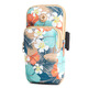 Fuxi's new running mobile phone sports arm bag arm bag for men and women outdoor sports arm bag fitness small bag mobile phone bag hand b031 colorful flower purple