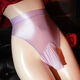 Men's sexy underwear, high-waisted sexy underwear, sexy and smooth T-pants, uncle special leather thong, jj set, purple, L size, bag egg 90-120Jin Jin is equal to 0.5 kg