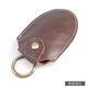 Kabena Small Round Elephant Car Bag Bag Men's First First Capeta Caquero Bolsa de la llave de la llave de la llave Billetera Carril colgante Bag Key Retro Oily Brown