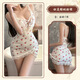 Chanhuo Cherry Sauce Sexy Lingerie Women's Sweet Lace Nightgown Sexy Strappy Hollow Slim Suspender Nightgown 9274 White Nightgown + T Pants One Size Recommended 80-120Jin Jin is equal to 0.5 kg