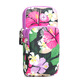 Fuxi's new running mobile phone sports arm bag arm bag for men and women outdoor sports arm bag fitness small bag mobile phone bag hand b031 colorful flower purple