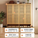 New Chinese-style shoe cabinet door storage shoe rack household shoe rack breathable large-capacity storage rack multi-layer entry entrance cabinet six layers-4 door shoe cabinet