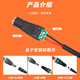 Ningcai (NINGCAI) DC power plug quick wiring monitoring connector NC-MHK5525-F green screw-free solderless 5.5*2.5 female connector 10 pieces