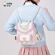 Miffy Girl Kontrastfarbe Rucksack 2025 Neue Kette Plüsch süßer Rucksack Pink