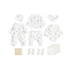 YEEHOO baby gift box high-end newborn clothes baby birth gift antibacterial pure cotton gift full moon 12-piece set