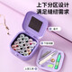 Sewing box, household high-quality practical sewing bag, portable magnetic suction set, high-end sewing dormitory sewing tool, needle tubes in a box of 18 pieces