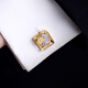 KFLK high-end cufflinks men's gear cufflinks shirt light luxury hollow French cufflinks Cfflinks custom lettering gold