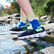 ANTA Children's Sandals Men's and Women's Big Children's Shoes 2025 Summer New Outdoor River Tracing Shoes Baotou Beach Shoes Men's Black/Cloud Gray/Anthracite Gray-2 34